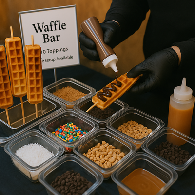 Dip & Drizzle Waffle Station