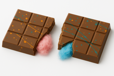 Gender Reveal Chocolate Bars