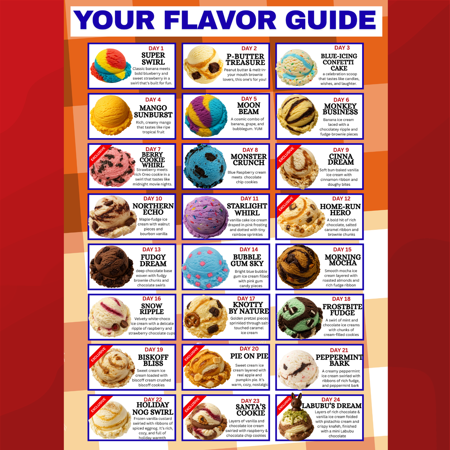 Advent Calendar: 24 Days of Ice Cream